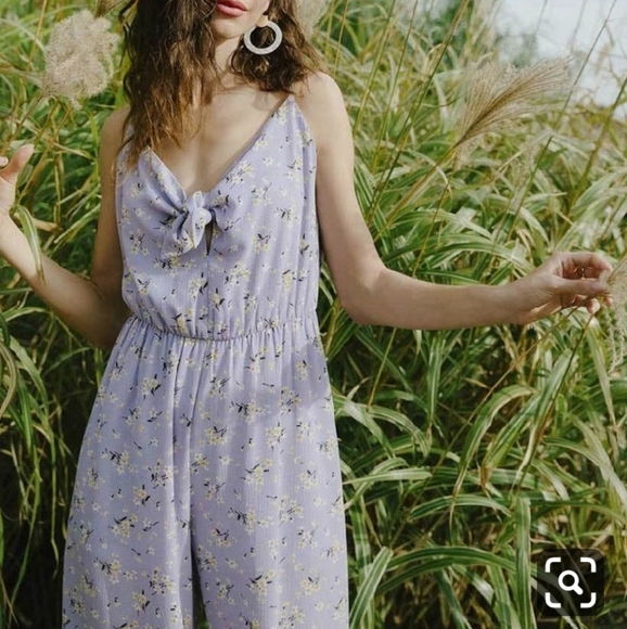 Everly Pants - Everly lavender jumpsuit Large